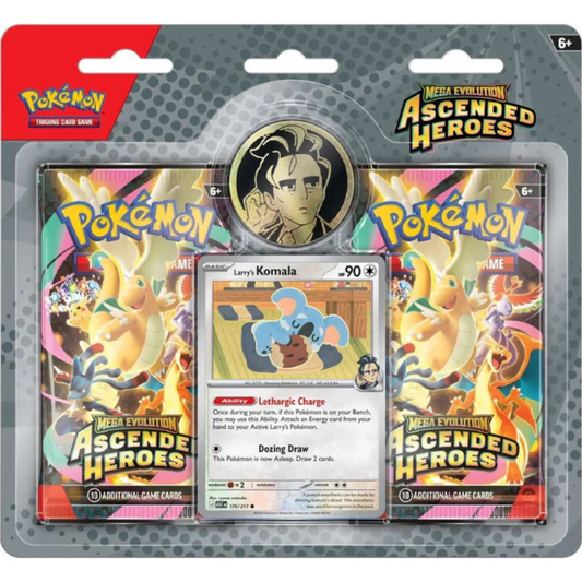 Pokémon TCG: Mega Evolution-Ascended Heroes 2 Pack Blister - Larry