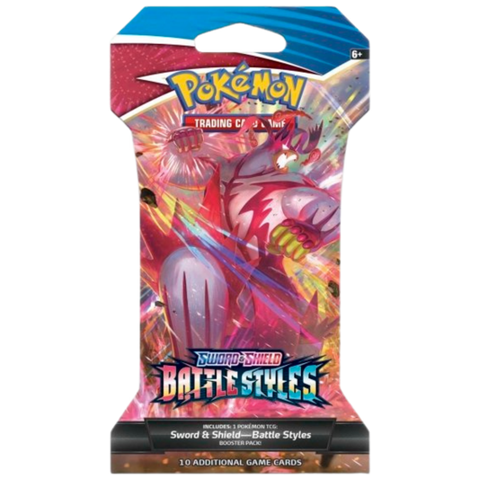 Pokémon TCG: Sword & Shield-Battle Styles Sleeved Booster Pack (10 Cards)