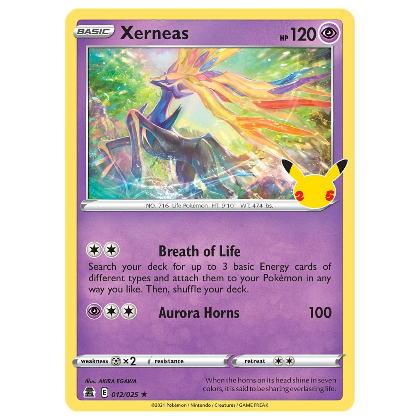 Pokémon TCG: Xerneas #12 – Celebrations Single Card