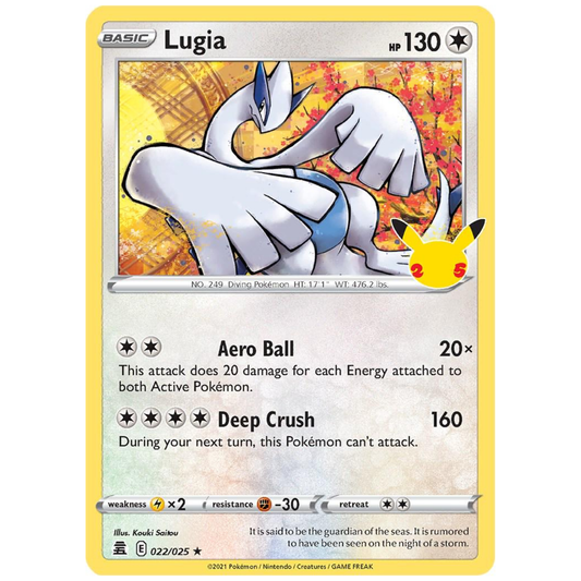 Pokémon TCG: Lugia #22 – Celebrations Single Card