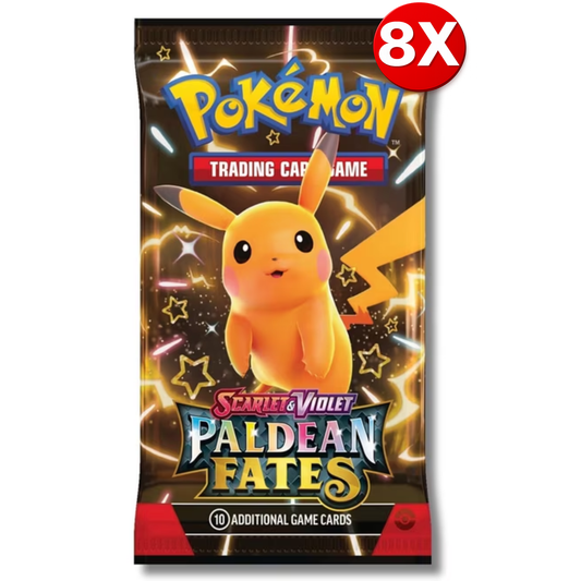Pokémon TCG: Scarlet & Violet - Paldean Fates Booster Bundle (8 Packs)