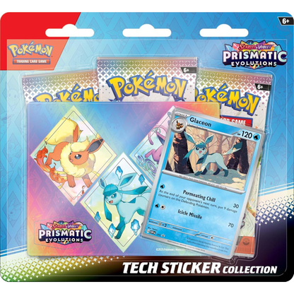 Pokémon TCG: Scarlet & Violet—Prismatic Evolutions Tech Sticker Collection - Glaceon