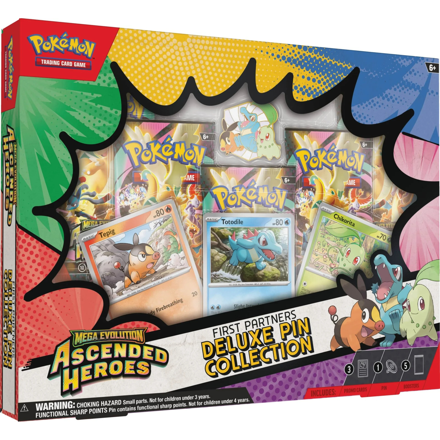 Pokémon TCG: Mega Evolution - Ascended Heroes First Partners Deluxe Pin Collection