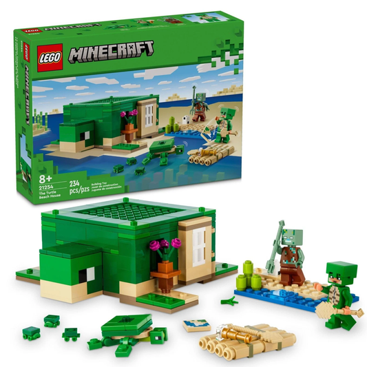 LEGO Minecraft: The Turtle Beach House Building Set (21254)