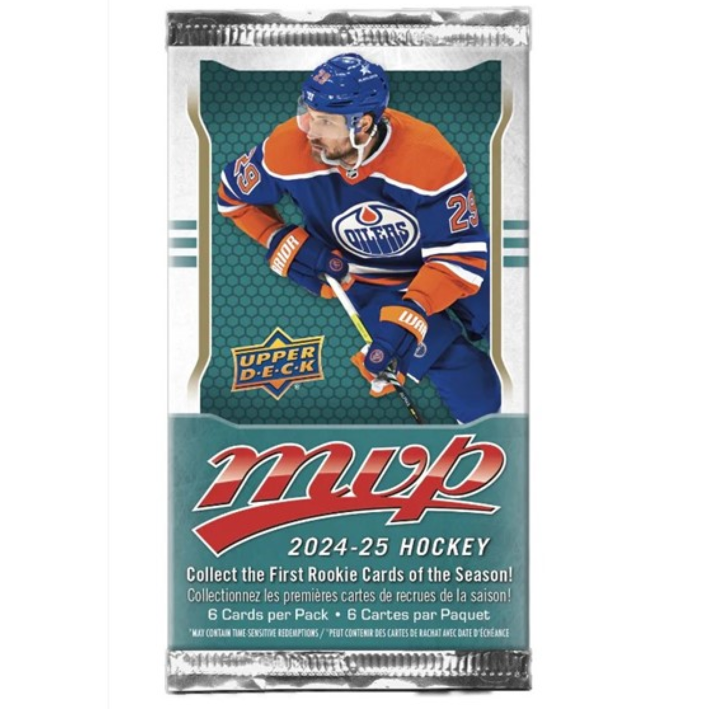 2024-25 Upper Deck MVP Hockey Pack (6 Cards)