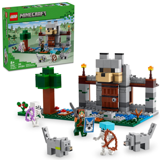 LEGO Minecraft: The Wolf Stronghold Fortress Building Set (21261)