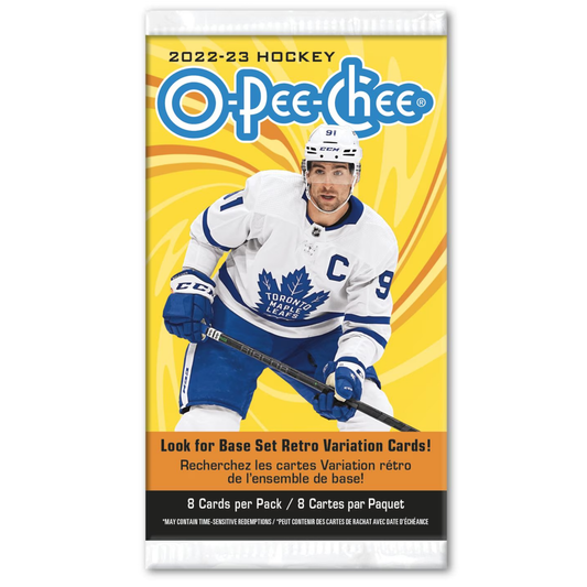 2022-23 Upper Deck O-Pee-Chee Hockey Pack (8 Cards)