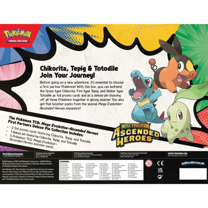 Pokémon TCG: Mega Evolution - Ascended Heroes First Partners Deluxe Pin Collection