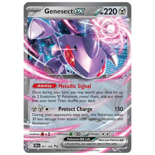 Pokémon TCG: Genesect ex #67 – Black Bolt Single Card