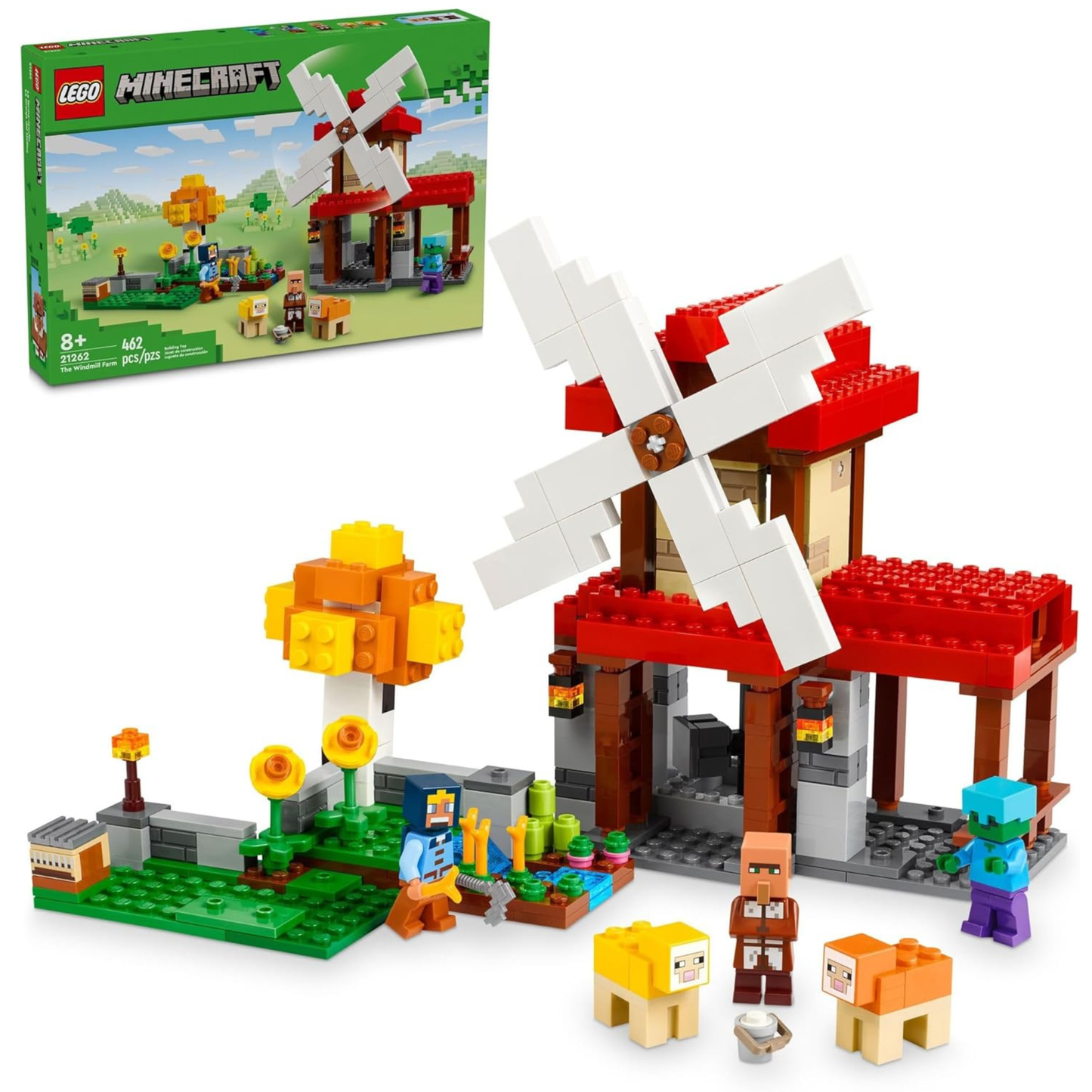 LEGO Minecraft: The Windmill Farm Building Set (21262)