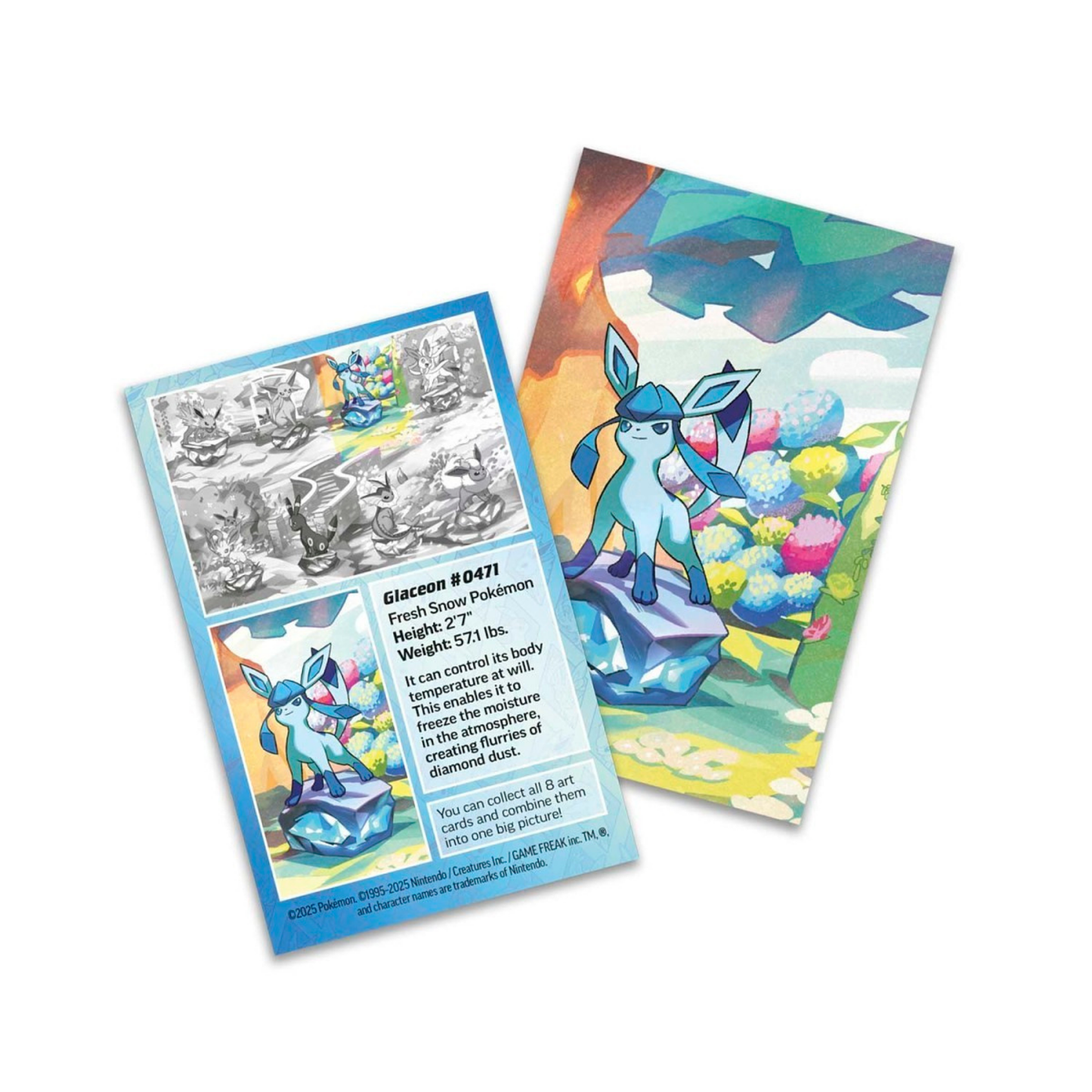 Pokémon TCG: Scarlet & Violet—Prismatic Evolutions Mini Tin – Glaceon
