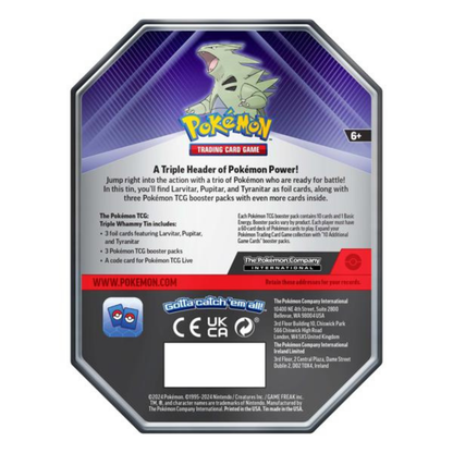 Pokémon TCG: Tyranitar Triple Whammy Tin