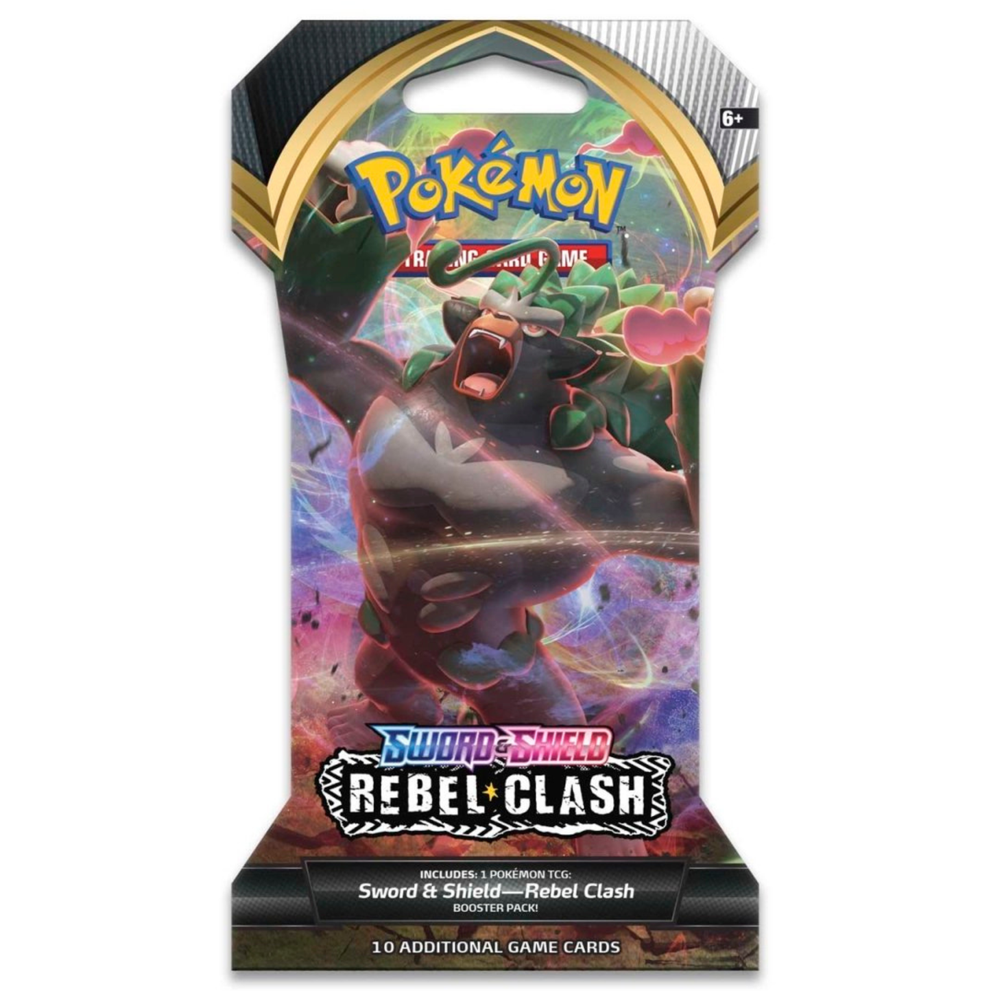 Pokémon TCG: Sword & Shield-Rebel Clash Sleeved Booster Pack (10 Cards)