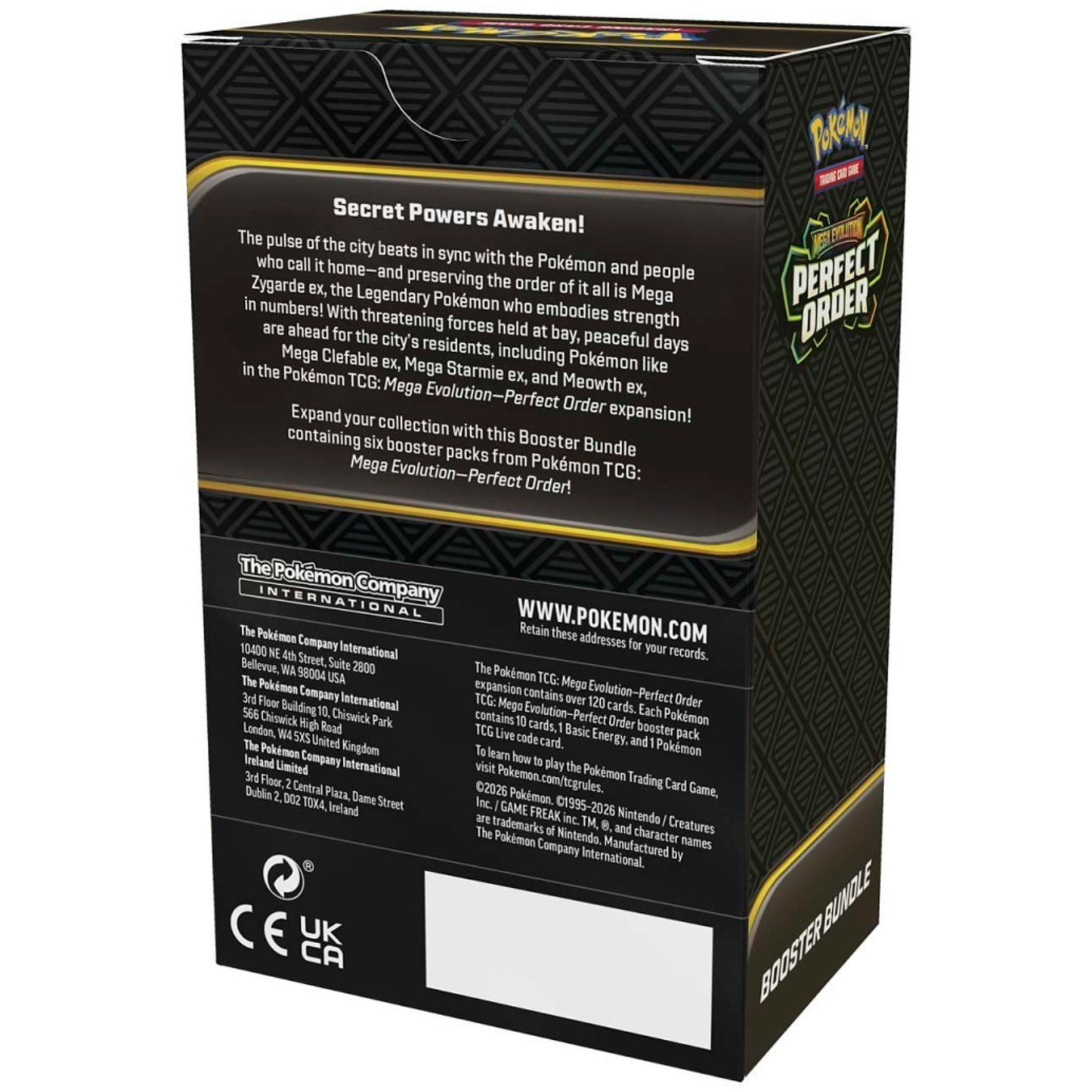 Pokémon TCG: Mega Evolution-Perfect Order Booster Bundle