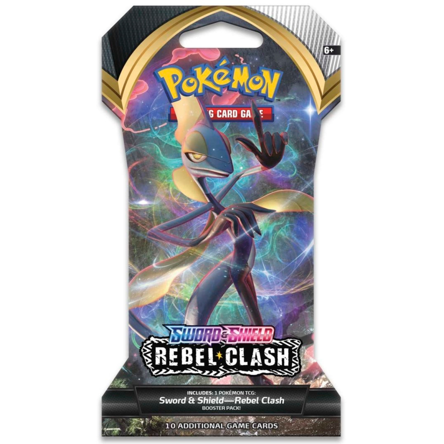 Pokémon TCG: Sword & Shield-Rebel Clash Sleeved Booster Pack (10 Cards)