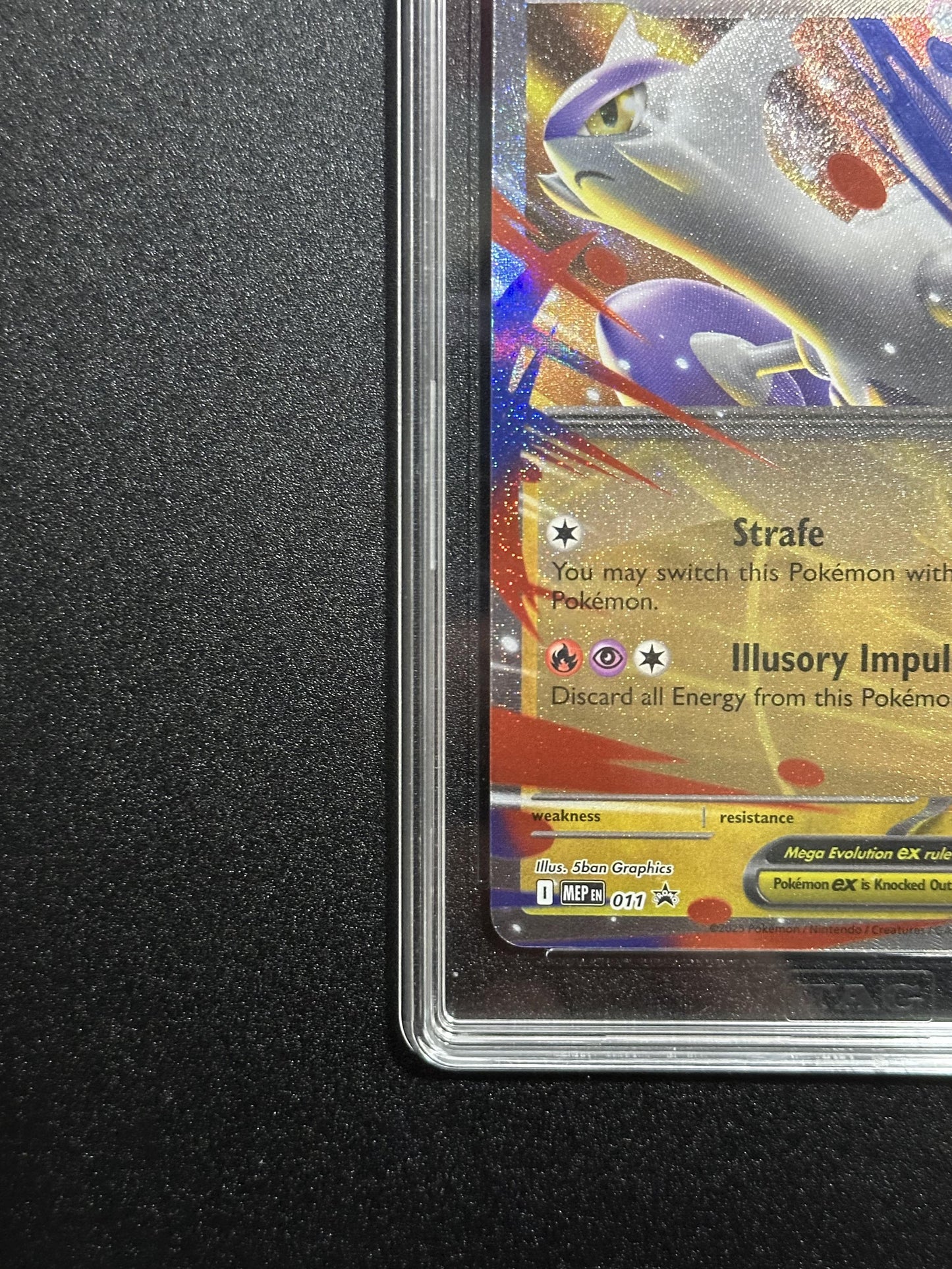 Mega Latias ex 011 - bottom left corner