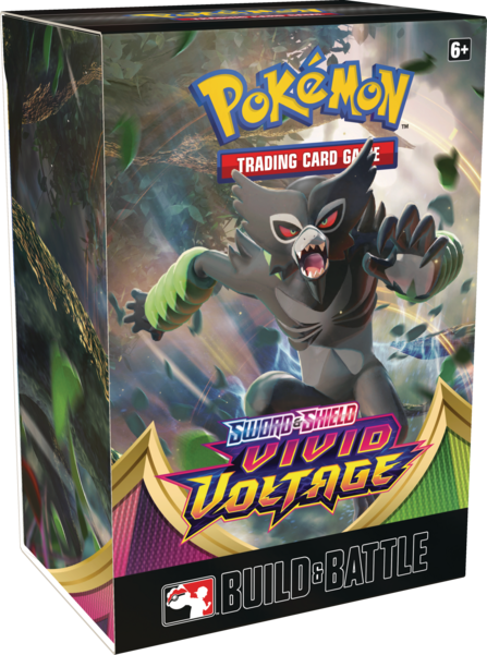 Pokémon TCG Sword & Shield Vivid Voltage Build & Battle Box