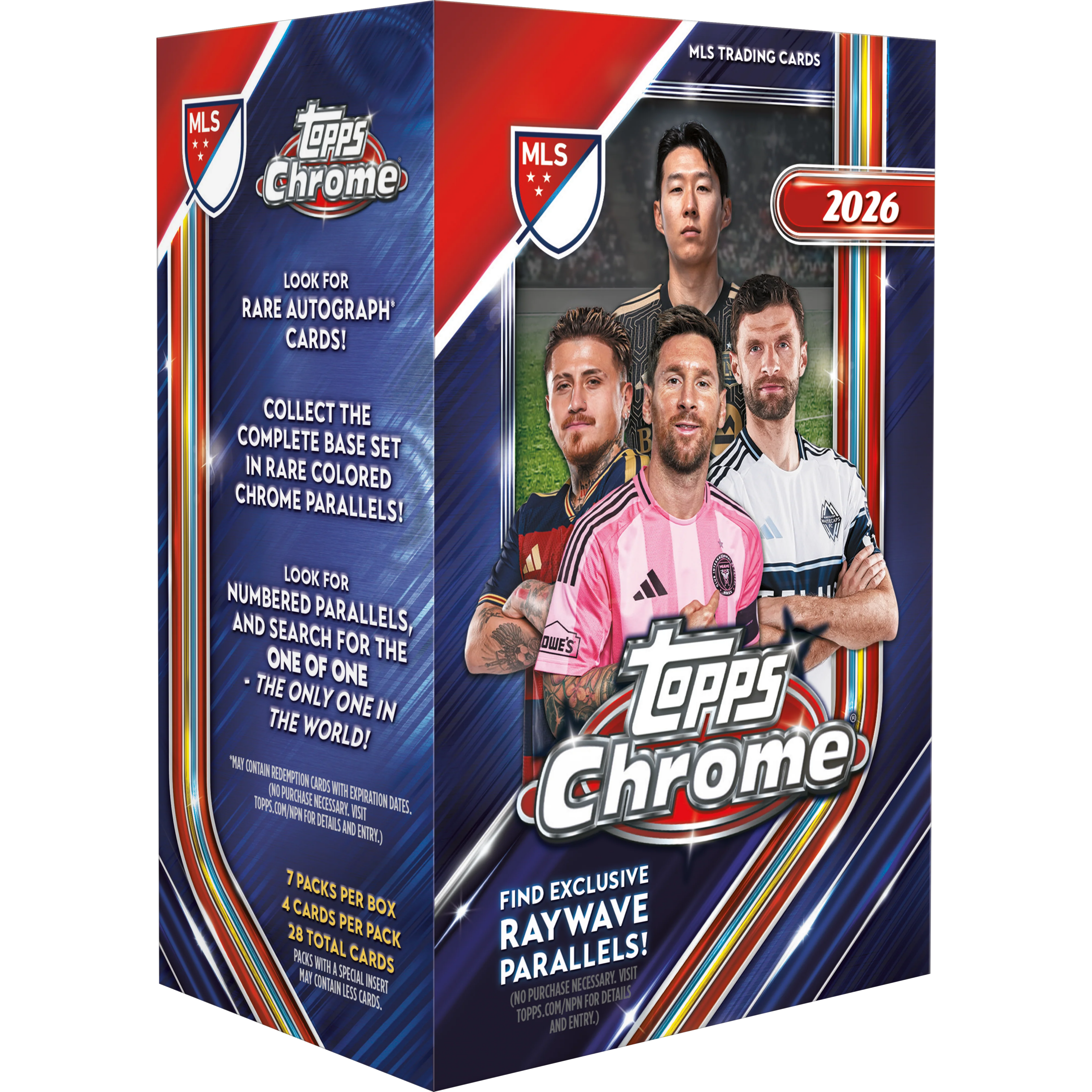2026 Topps Chrome MLS Soccer Value Box
