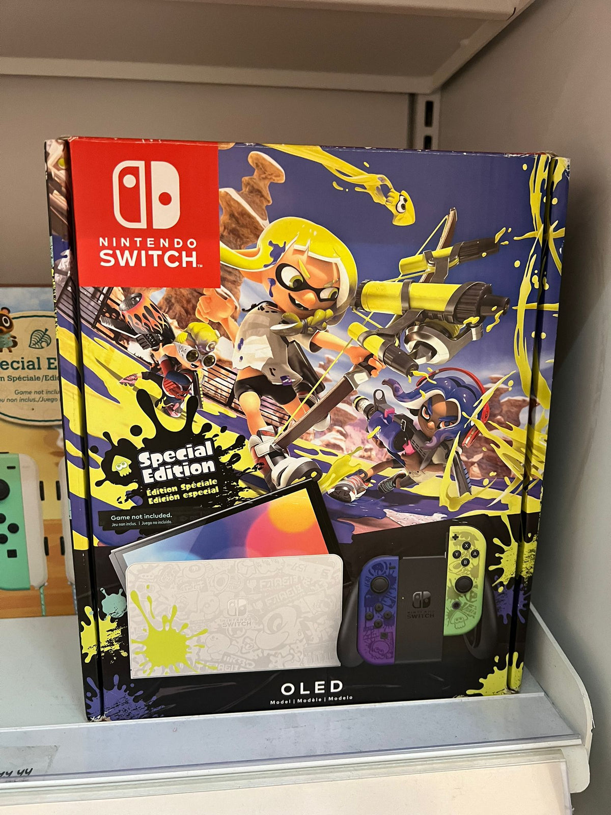 Nintendo Switch OLED Model Splatoon 3 Special Edition Console