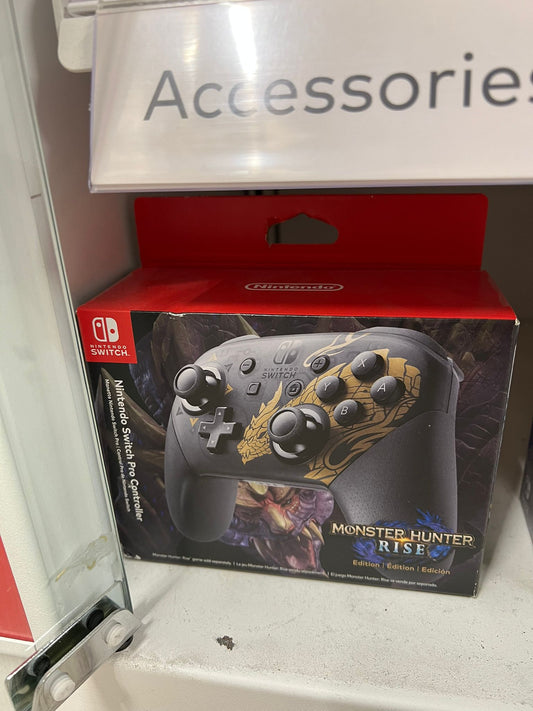 Nintendo Switch Pro Controller Monster Hunter Rise Edition