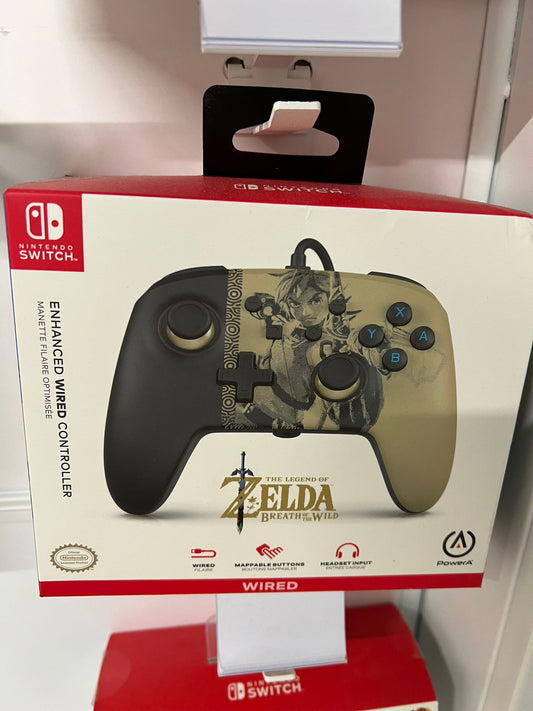 PowerA Enhanced Wired Controller – Zelda Breath of the Wild Edition
