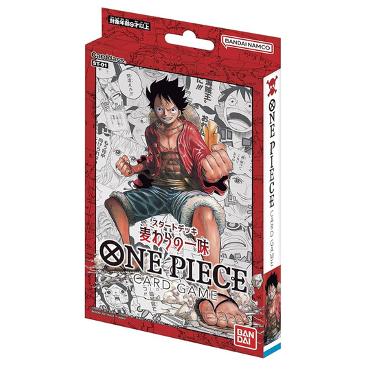 Bandai One Piece Card Game Starter Deck – Straw Hat Crew ST-01 (Japanese)