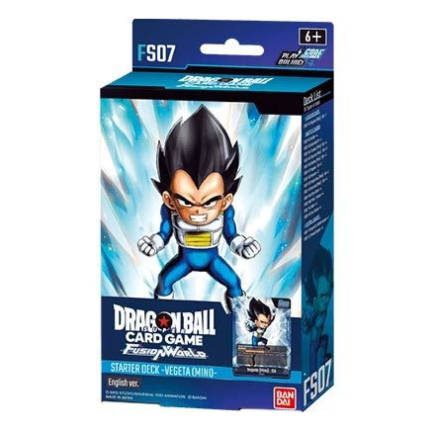 Bandai Dragon Ball Super Card Game Fusion World Start Deck – Vegeta (Mini) FS07