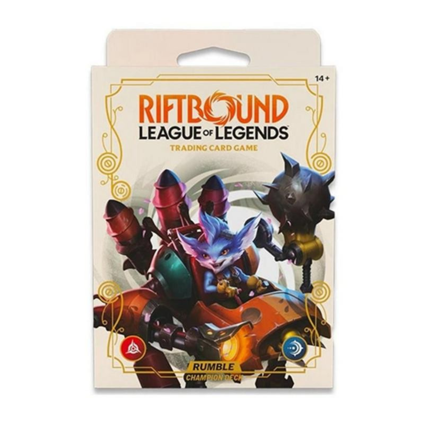 Riot Games Riftbound League of Legends Spiritforged Champion Deck – Rumble