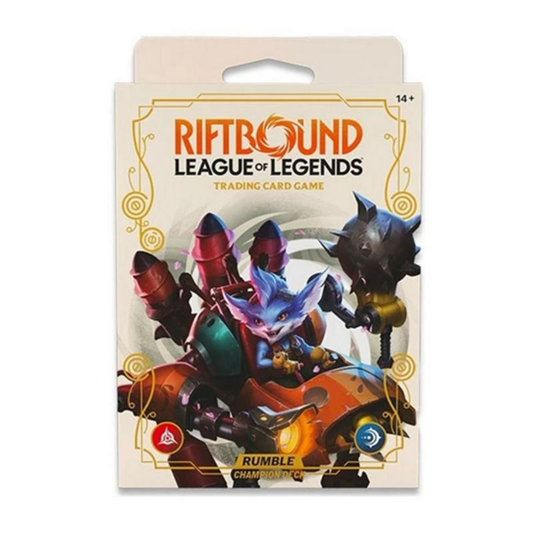 Riot Games Riftbound League of Legends Spiritforged Champion Deck – Rumble