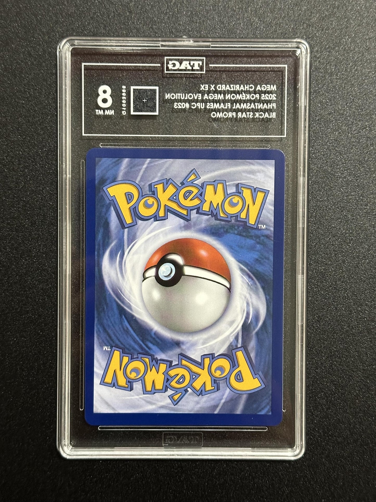 Mega Charizard X ex 023 - back of slab