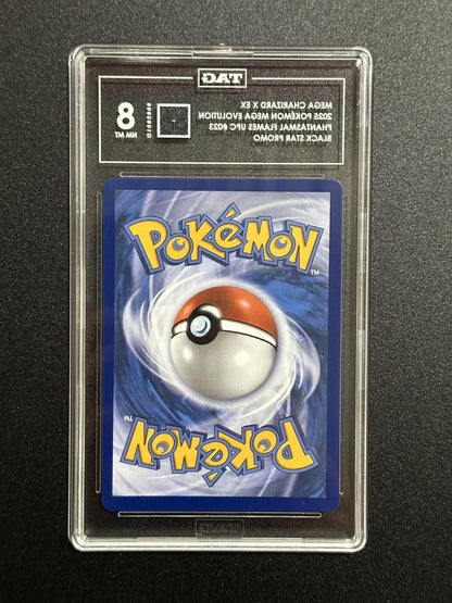 Mega Charizard X ex 023 - back of slab
