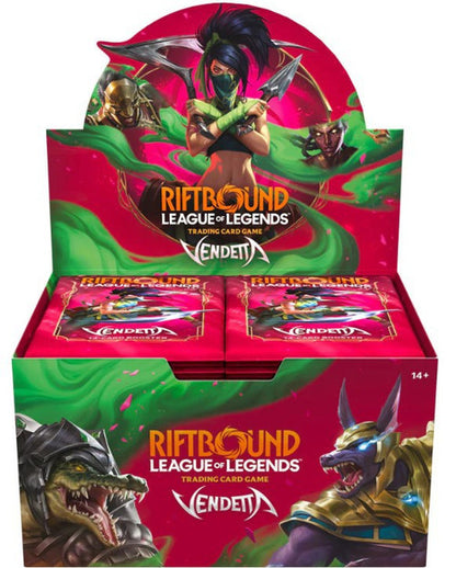 Riftbound League of Legends TCG Vendetta Booster Box (24 packs)