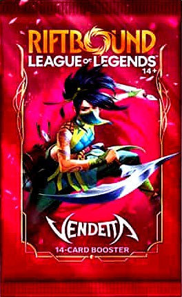 Riftbound League of Legends TCG Vendetta single booster pack