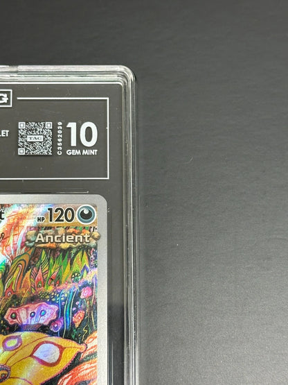 Pokemon Brute Bonnet 207/182 Illustration Rare Paradox Rift TAG 10 Gem Mint