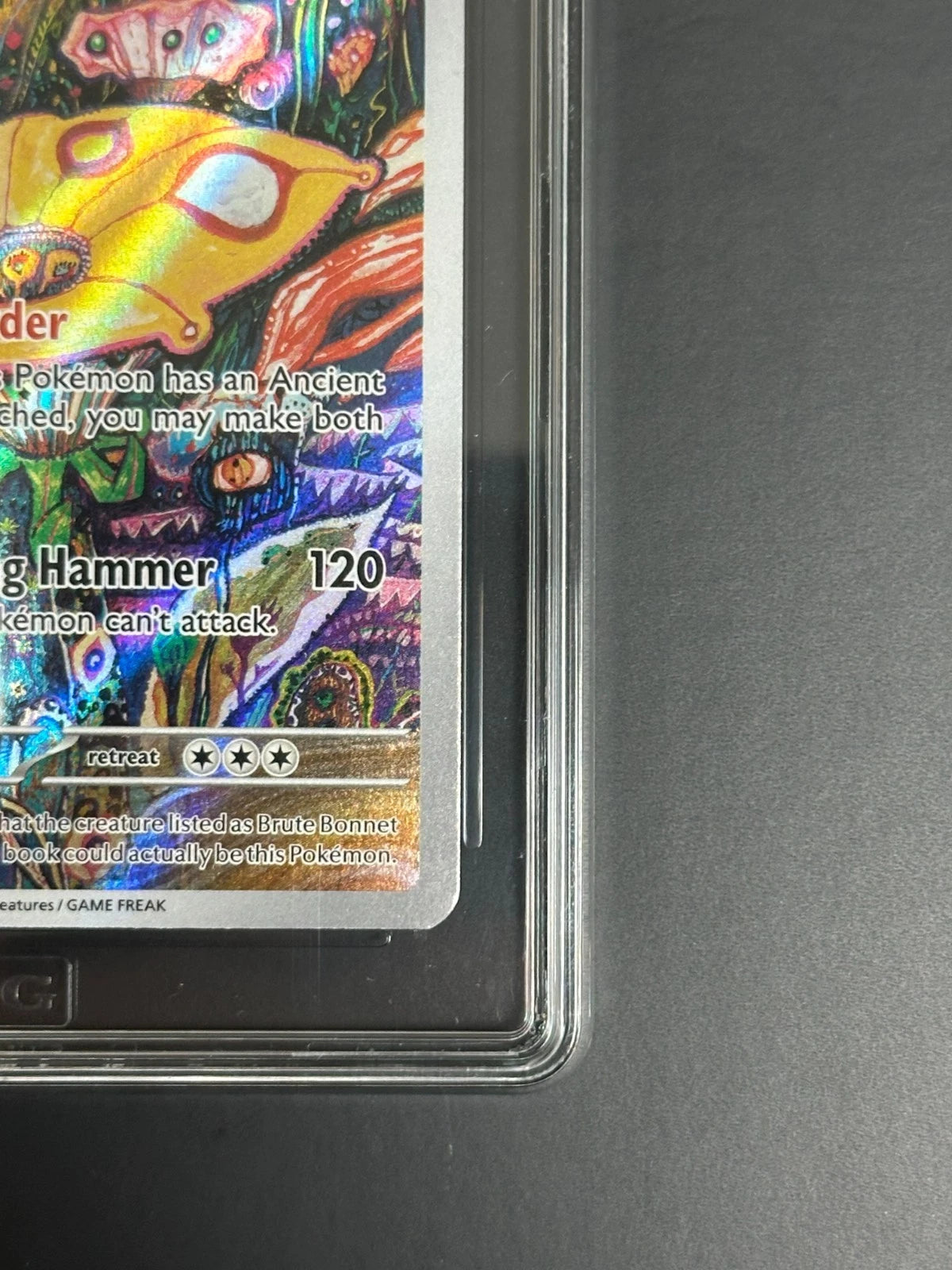 Pokemon Brute Bonnet 207/182 Illustration Rare Paradox Rift TAG 10 Gem Mint