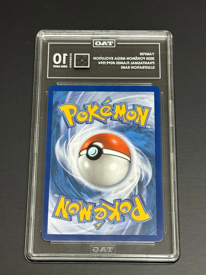 Pokemon Yamper 099/094 Illustration Rare Phantasmal Flames TAG 10 Gem Mint