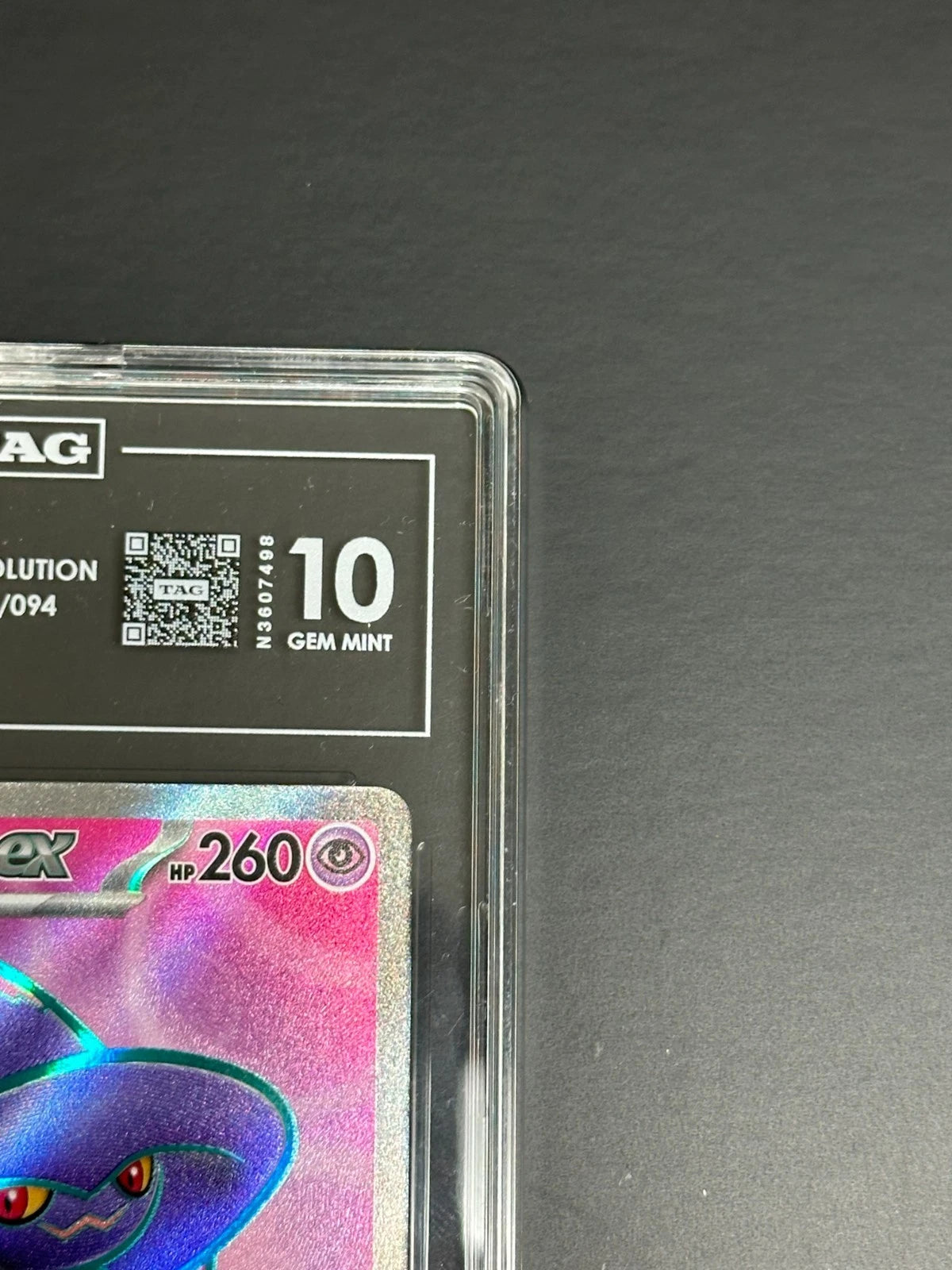 Pokemon Mismagius ex 112/094 Ultra Rare Phantasmal Flames TAG 10 Gem Mint