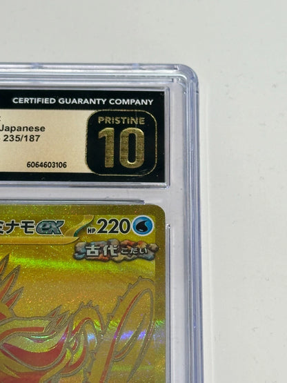 Pokemon Walking Wake ex 235/187 Gold UR Terastal Fest ex Japanese CGC 10 PRISTIN