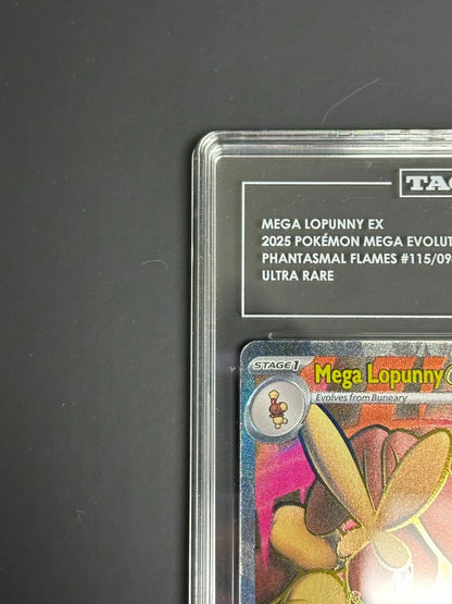 Pokemon Mega Lopunny ex 115/094 Ultra Rare Phantasmal Flames TAG 10 Gem Mint