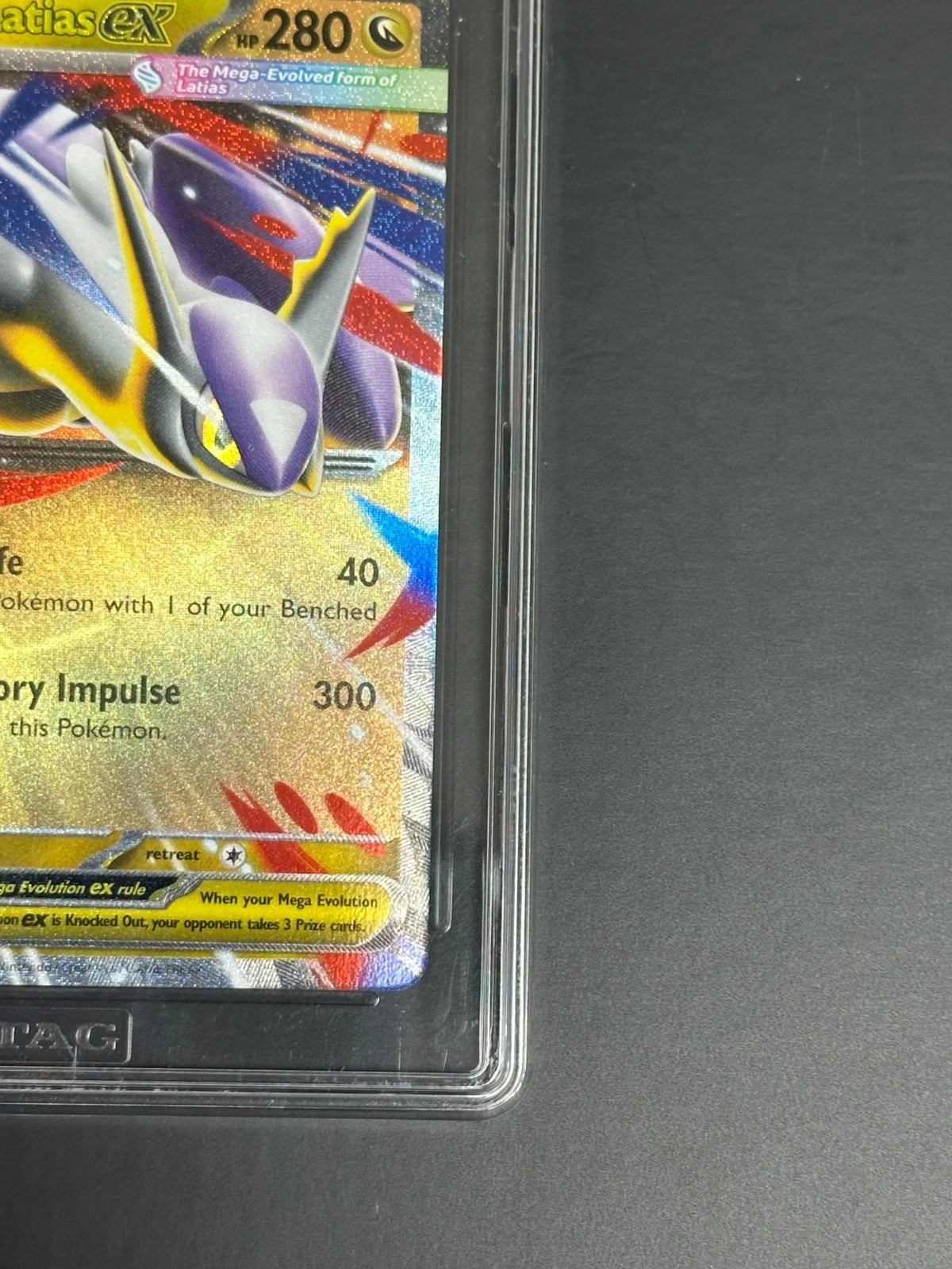 Pokemon Mega Latias ex 100/132 Double Rare Mega Evolution TAG 10 Gem Mint