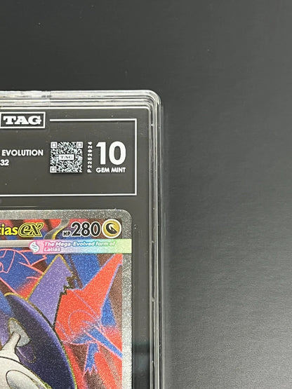 Pokemon Mega Latias ex 163/132 Ultra Rare Mega Evolution TAG 10 Gem Mint