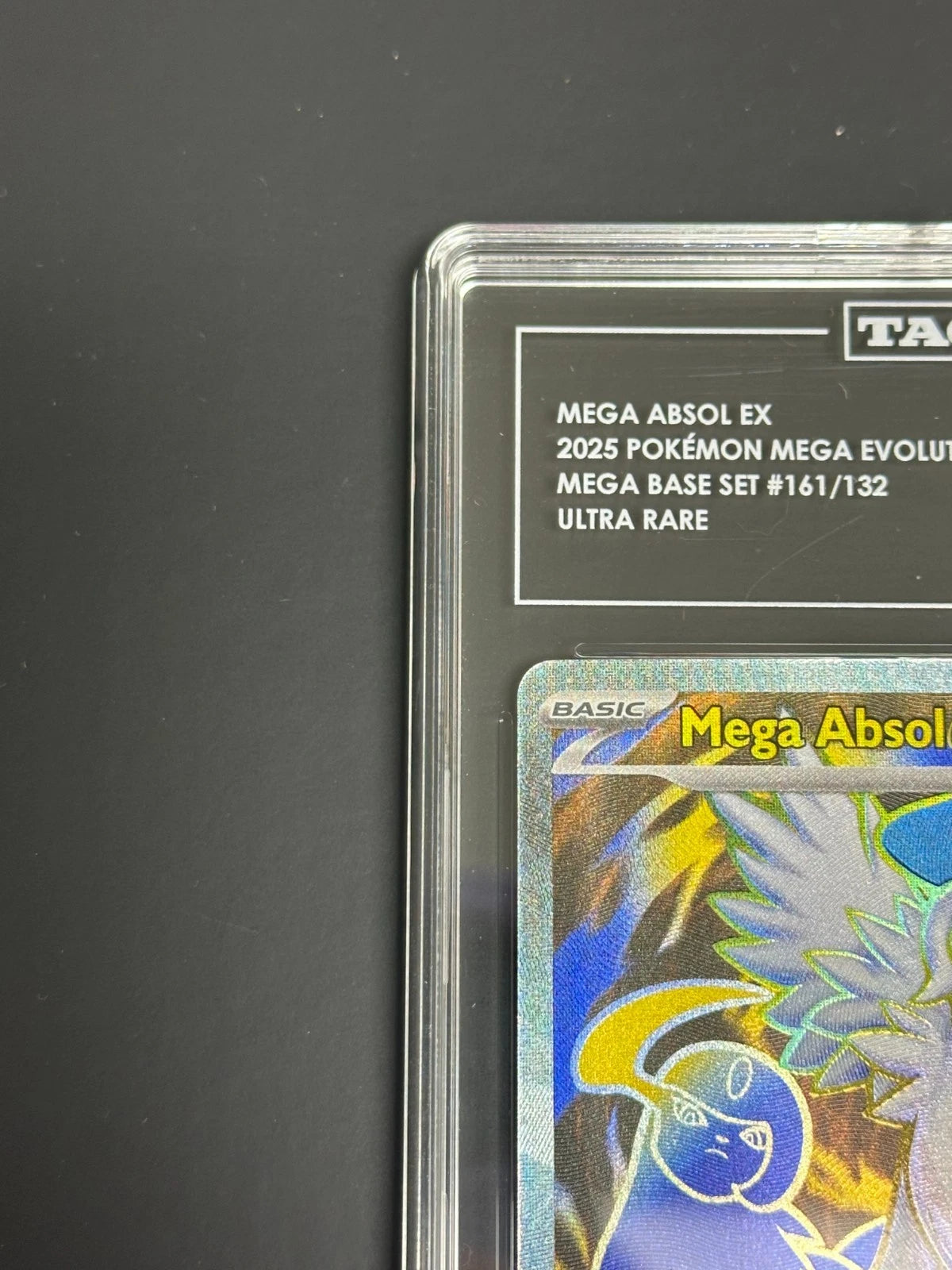 Pokemon Mega Absol ex 161/132 Ultra Rare Mega Evolution TAG 10 Gem Mint