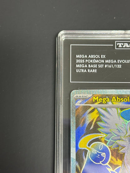 Pokemon Mega Absol ex 161/132 Ultra Rare Mega Evolution TAG 10 Gem Mint