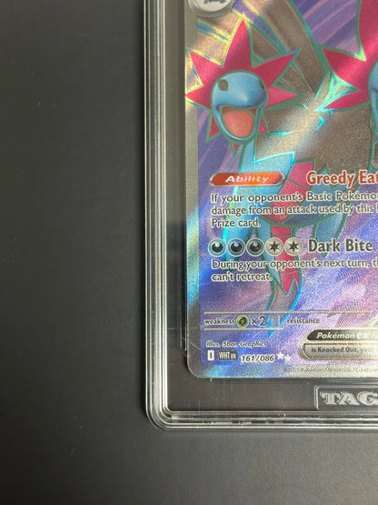 Pokemon Hydreigon ex 161/086 Ultra Rare White Flare TAG 10 Gem Mint