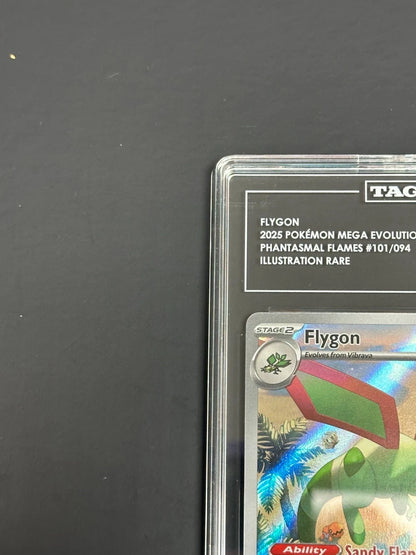 Pokemon Flygon 101/094 Illustration Rare Phantasmal Flames TAG 10 Gem Mint