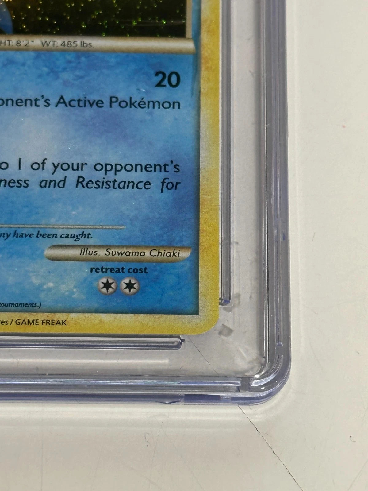 Pokemon Lapras 008/034 CGC 10 Gem Mint Holo 2023 Classic Blastoise Deck