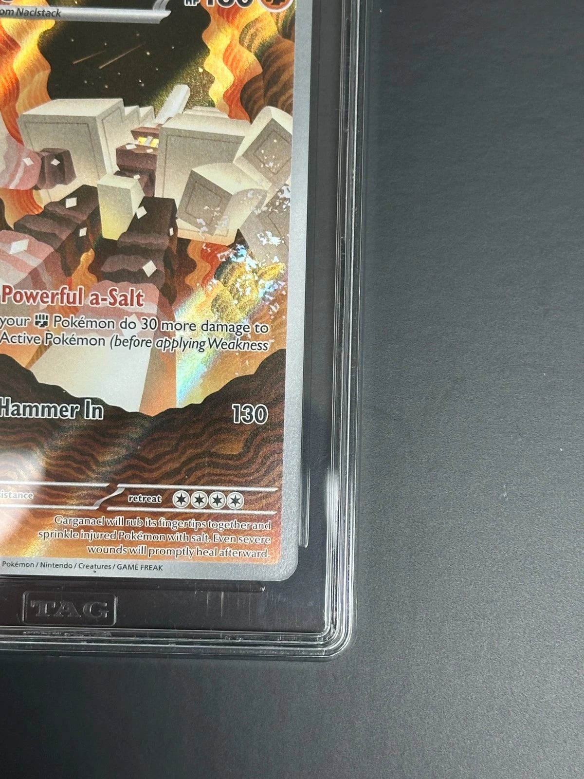Pokemon Garganacl 147/132 Illustration Rare Mega Evolution TAG 10 Gem Mint