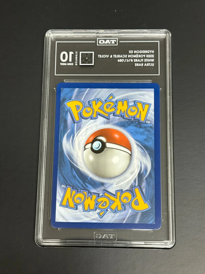 Pokemon Hydreigon ex 161/086 Ultra Rare White Flare TAG 10 Gem Mint