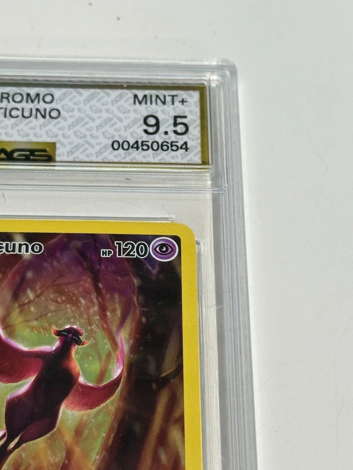 Pokemon Galarian Articuno SWSH282 Black Star Promo Full Art AGS 9.5 MINT+