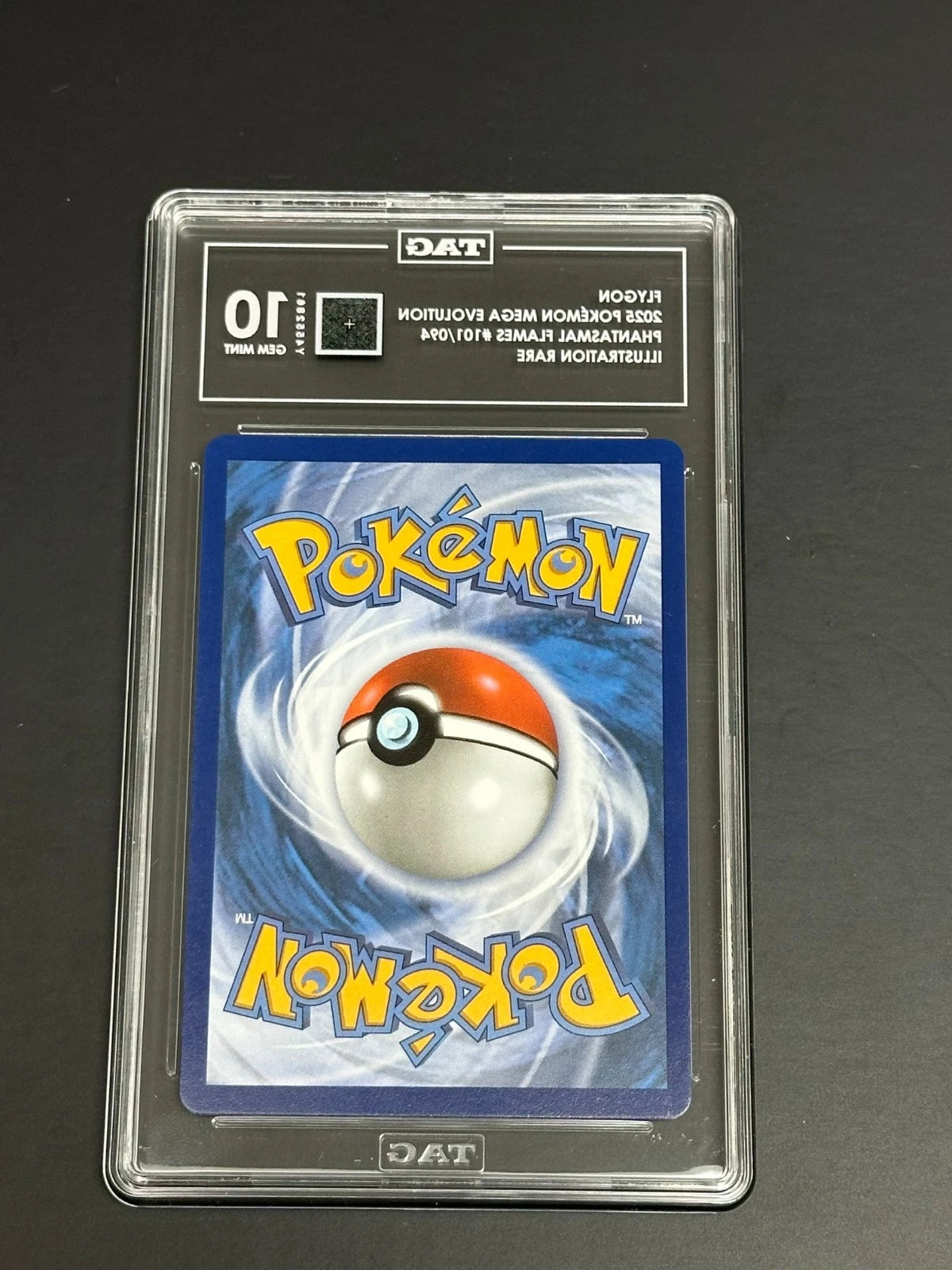 Pokemon Flygon 101/094 Illustration Rare Phantasmal Flames TAG 10 Gem Mint